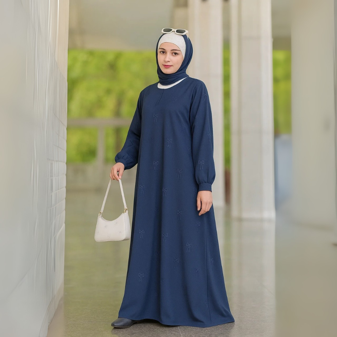 Blue Abaya – Modern Women's Abaya | DUR E ADAN