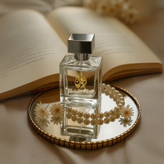 DUR E ADAN Metallic Mist – Sparkling Unisex Oud Elegance