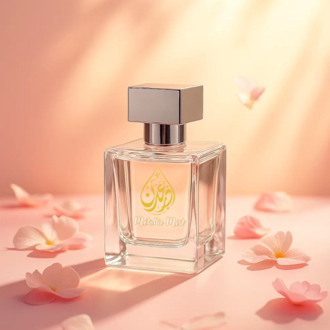 DUR E ADAN Metallic Mist – Sparkling Unisex Oud Elegance
