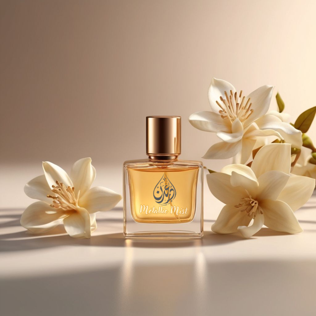 DUR E ADAN Metallic Mist – Sparkling Unisex Oud Elegance